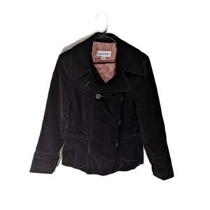 Calvin Klein Velvet Blazer, Size Small
